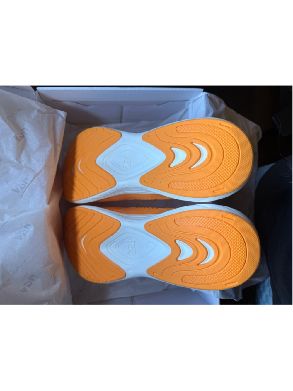 Men's APL Streamline Athletic Shoes Size 12 Orange White - Picture 7 of 8